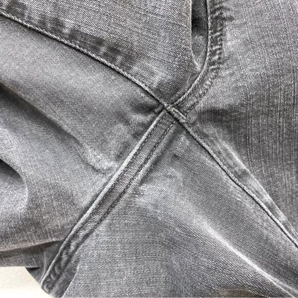 Madewell Washed Black Exposed Button Fly High Rise Skinny Jeans 29 - Picture 8 of 14